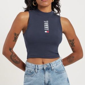 TJW Archive Tank Top Navy Blue